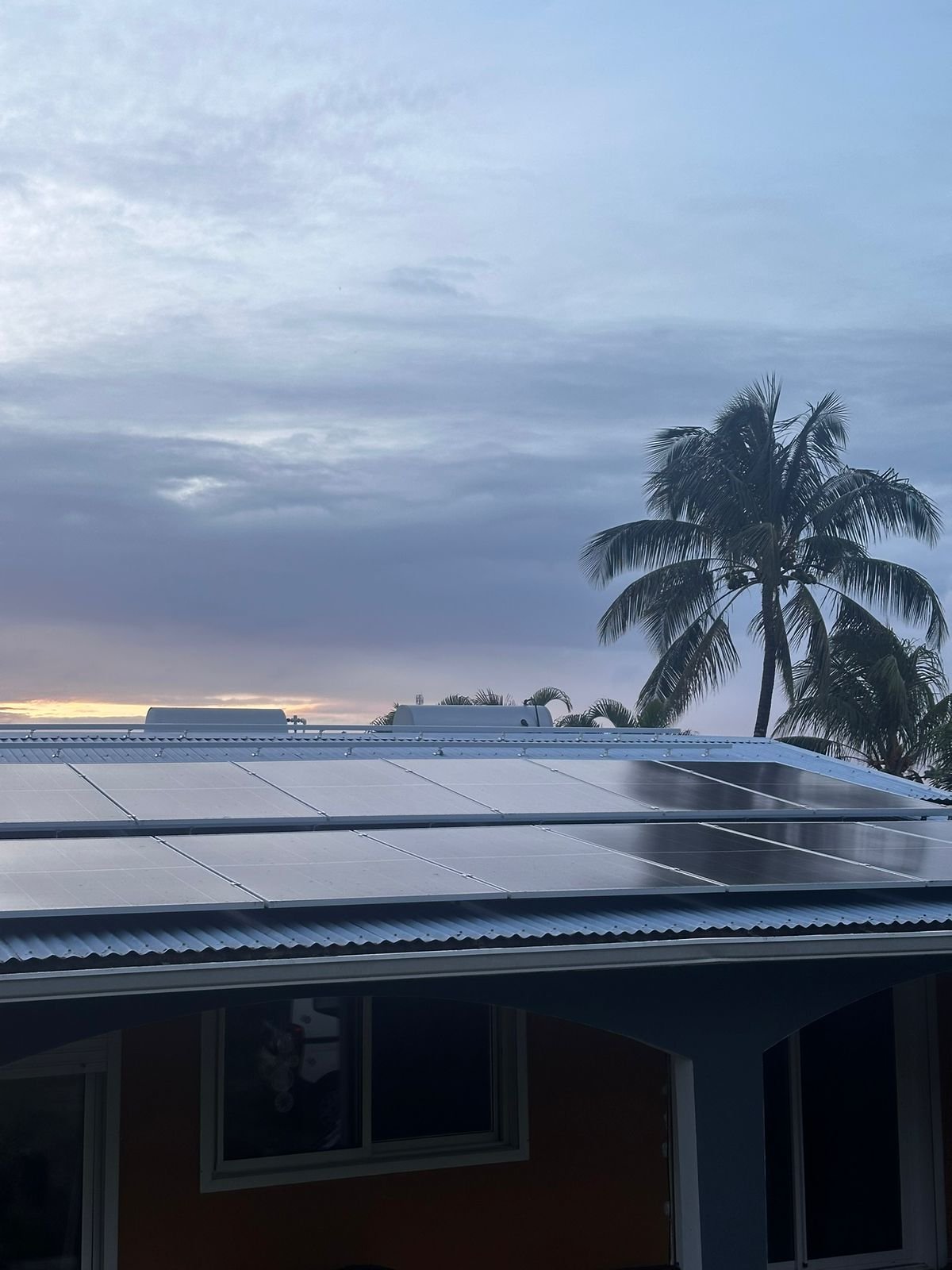 Vue drone chantier solaire Saint-François Guadeloupe